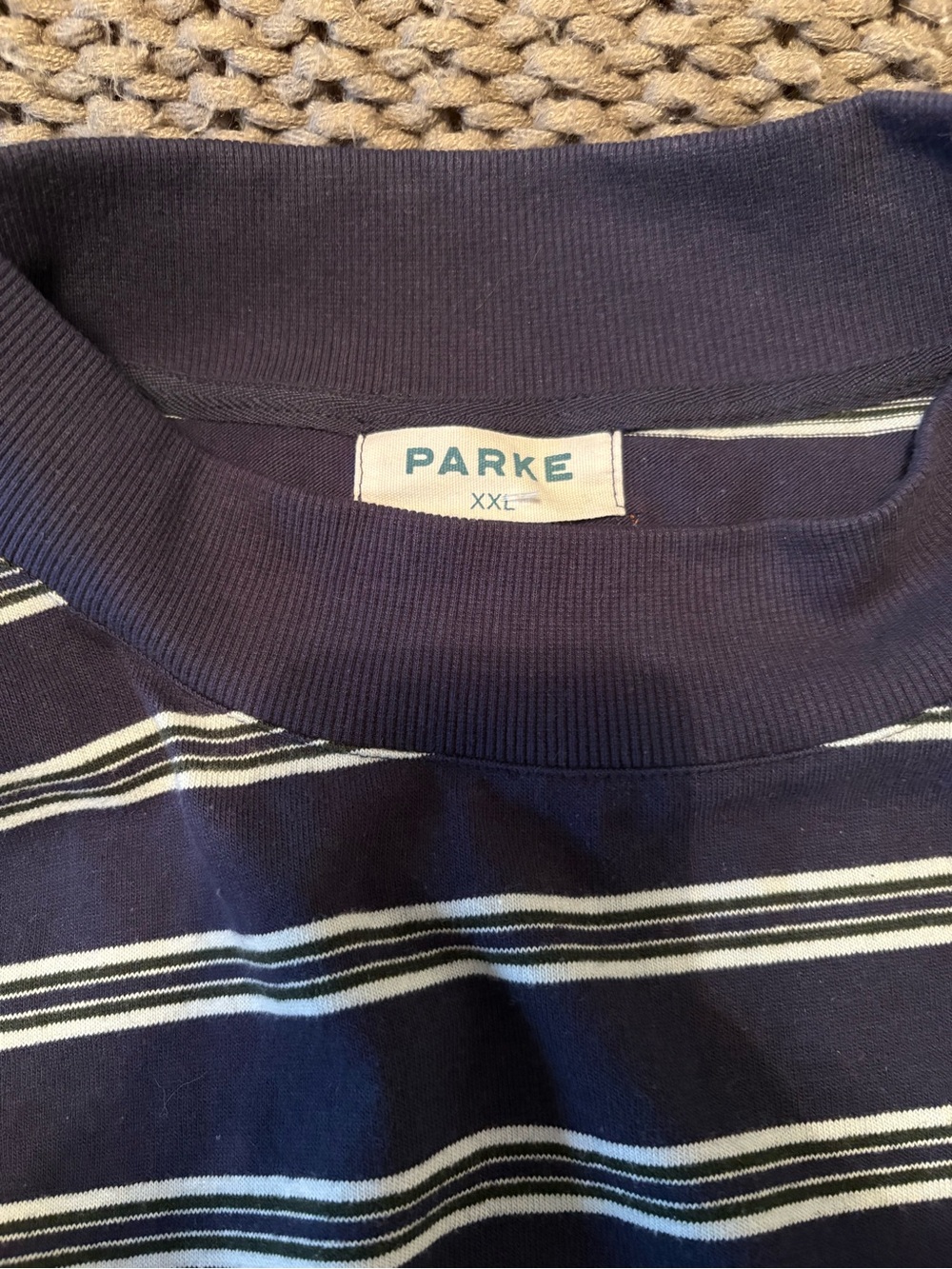 Parke Striped Mockneck - Picture 4 of 8